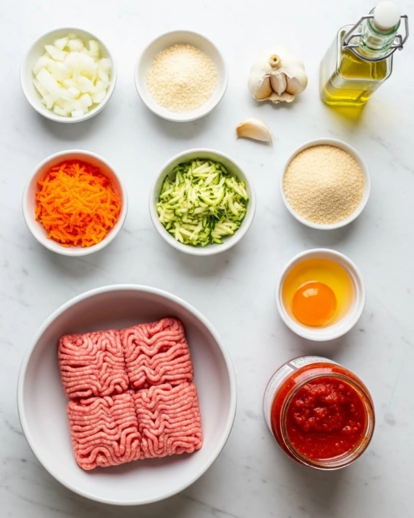 Turkey Meatball Bake with Hidden Veggies: 5 Irresistible Reasons This Healthy Dinner Transforms Busy Weeknights 2 turkey meatball bake ingredients hidden veggies caring recipes