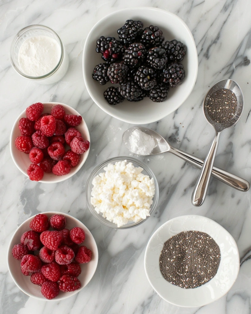 Berry Cottage Cheese Smoothie: 3 Irresistible Benefits You Need 2 berry cottage cheese smoothie ingredients on kitchen counter