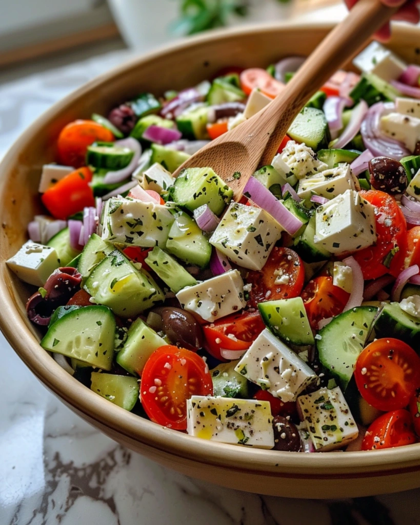 Greek Salad: 5 Irresistible Reasons You’ll Love This Easy Recipe 3 Simple olive oil dressing with oregano for Greek salad