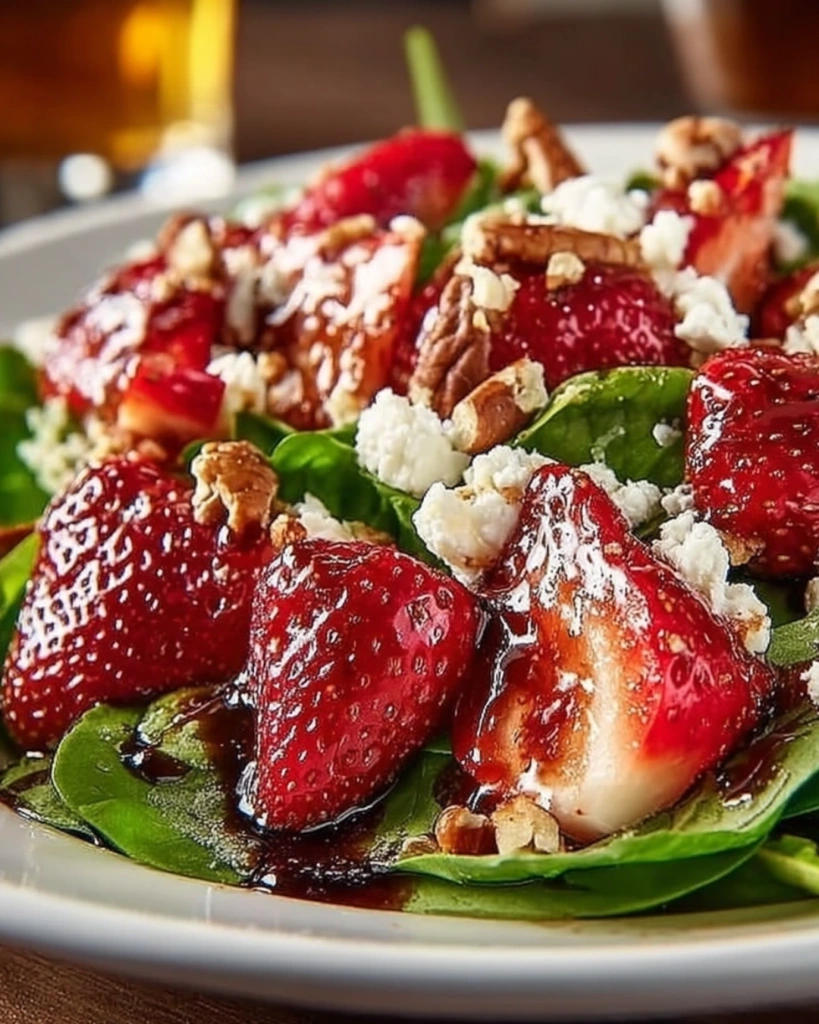 Strawberry Feta Salad: 5 Easy & Irresistible Fresh Secrets 2 Strawberry feta salad served on plate