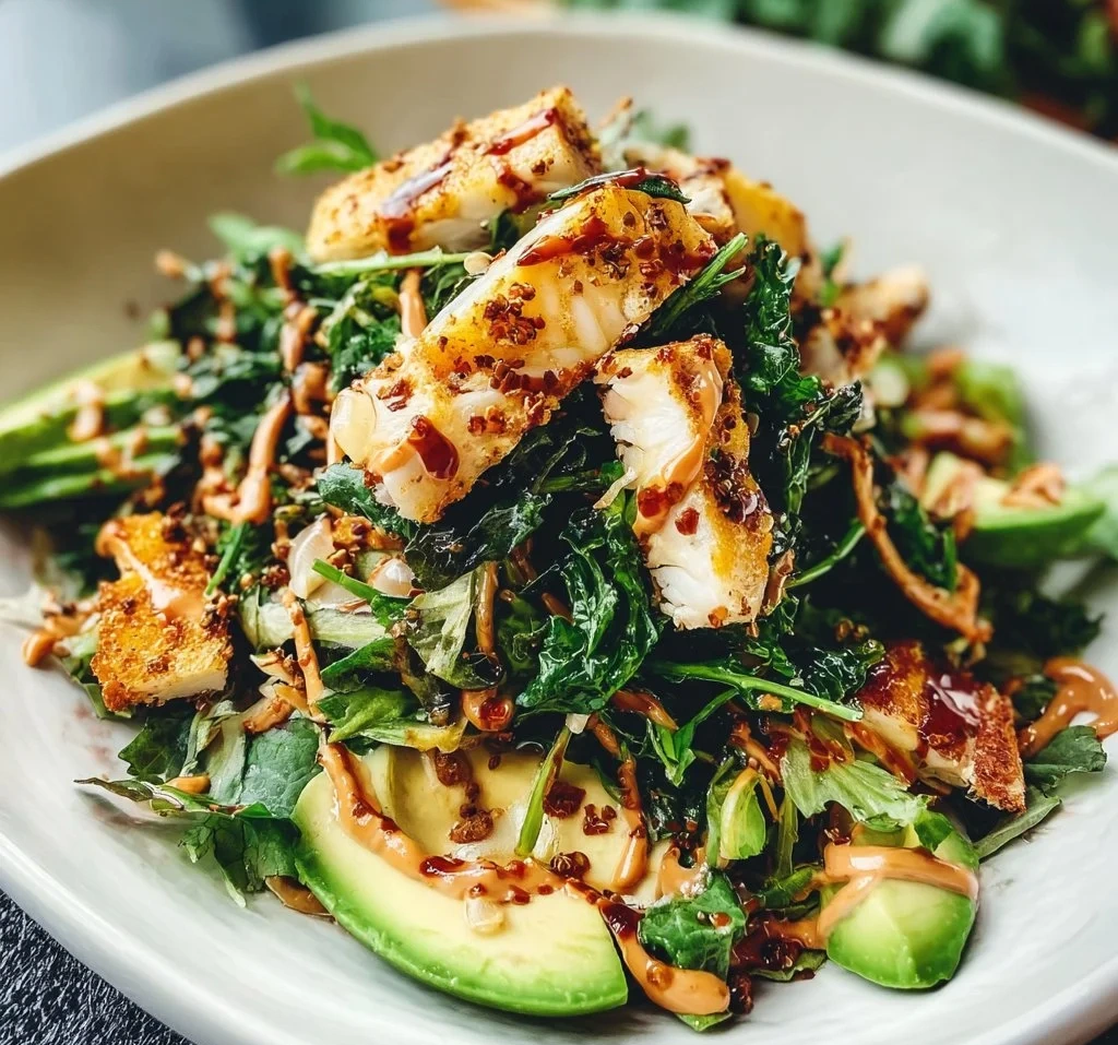 Delicious Miso Crunch Salad with fresh vegetables and a savory dressing