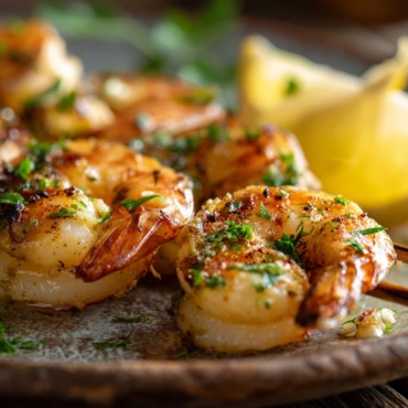 Cowboy Butter Shrimp Skewers: 5 Irresistible Reasons to Love This Recipe 4 Cowboy Butter Shrimp Skewers sizzling on outdoor grill