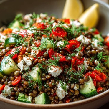 Lentil Salad Recipe: 7 Powerfully Simple Reasons to Make This Vibrant Bowl 4 Modern lentil salad with lemon and olive oil