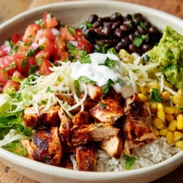 Delicious Chipotle Chicken Bowl with fresh ingredients and vibrant colors