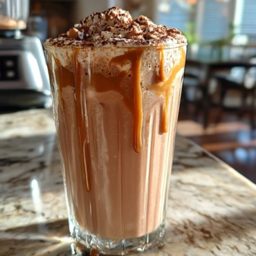 Healthy chocolate peanut butter banana smoothie in glass jar
