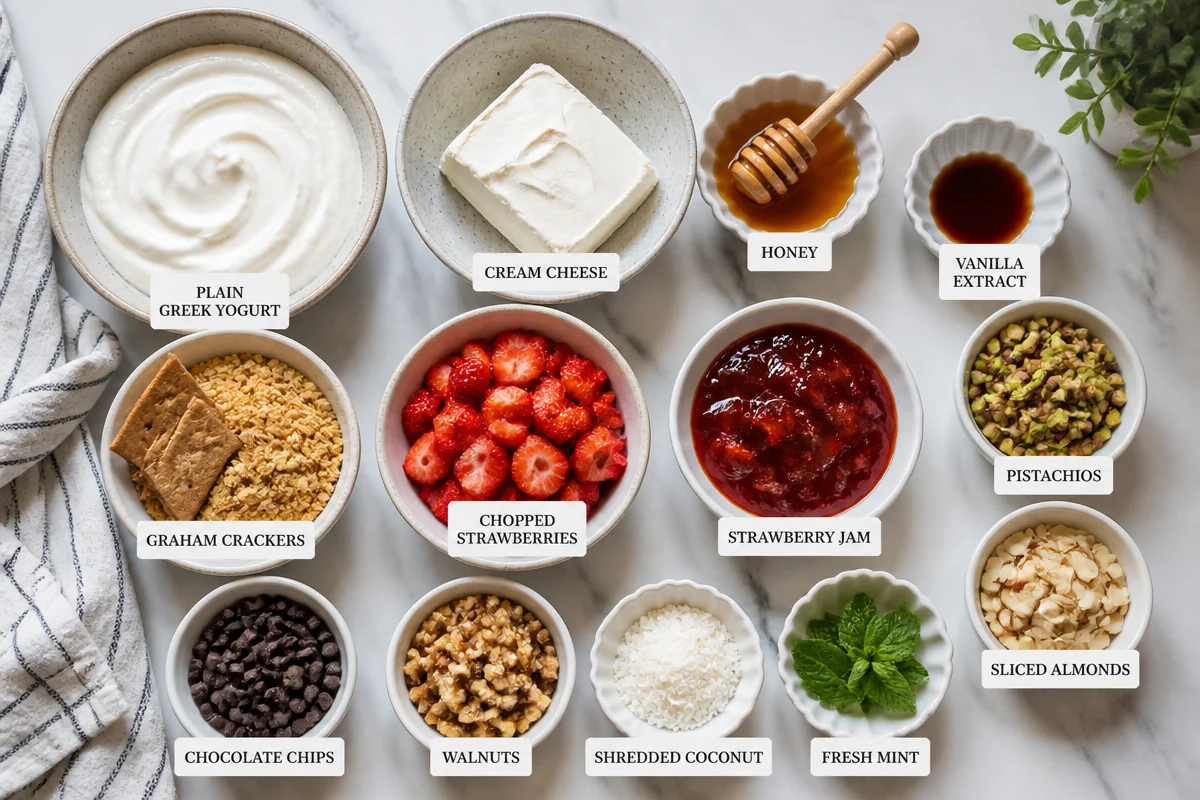 Strawberry Cheesecake Yogurt Bowl