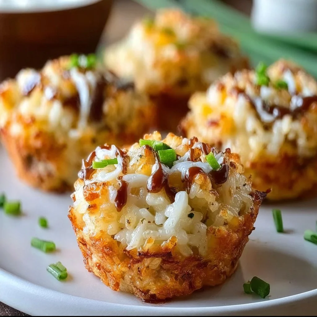 Buttery Tuna Rice Muffins