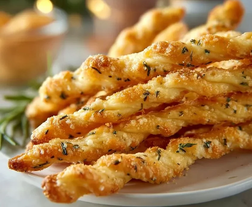 Cheddar & Herb Cheese Straws