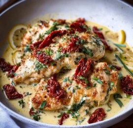 creamy-chicken-with-sun-dried-tomatoes