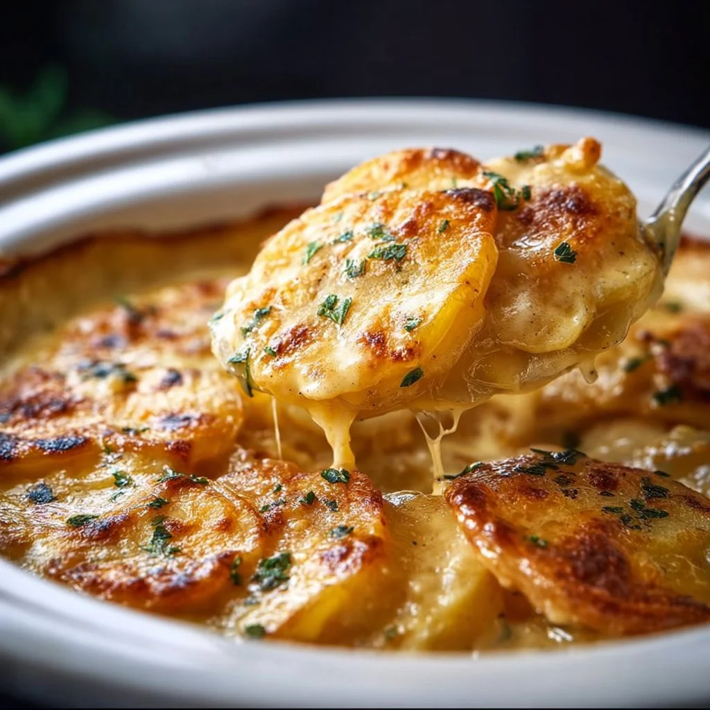 Creamy Crockpot Scalloped Potatoes