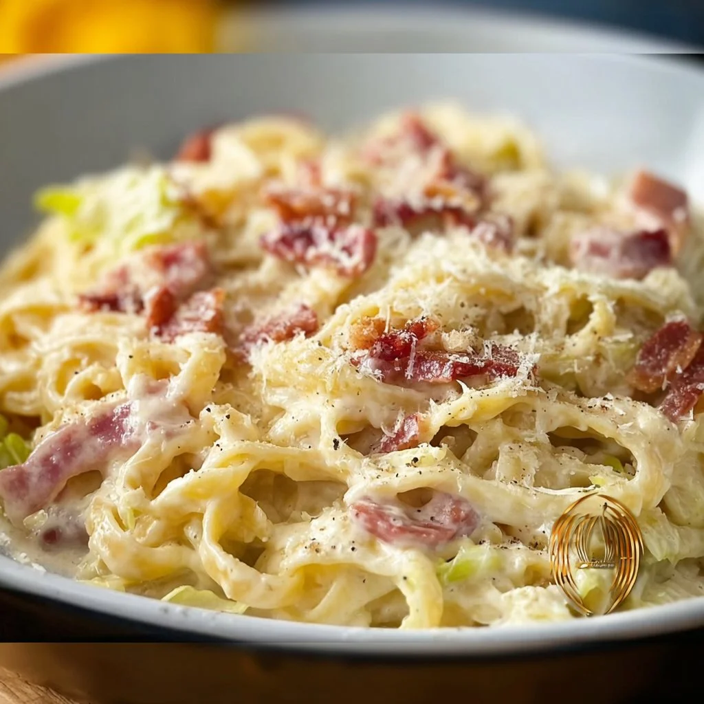 Easy Cabbage Carbonara