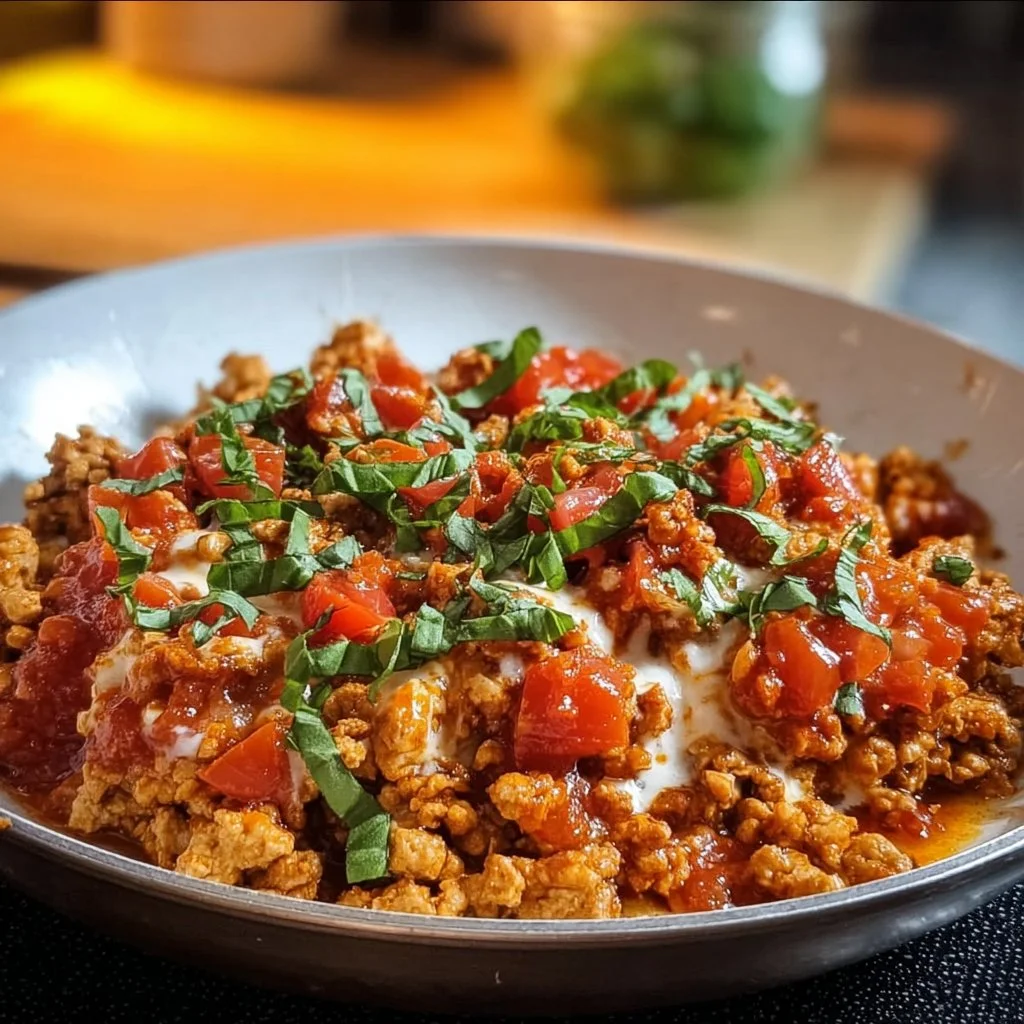 Ground Chicken Skillet
