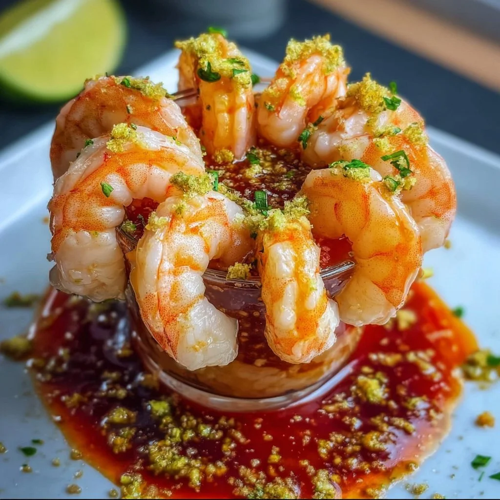 Easy Shrimp Cocktail with Wasabi