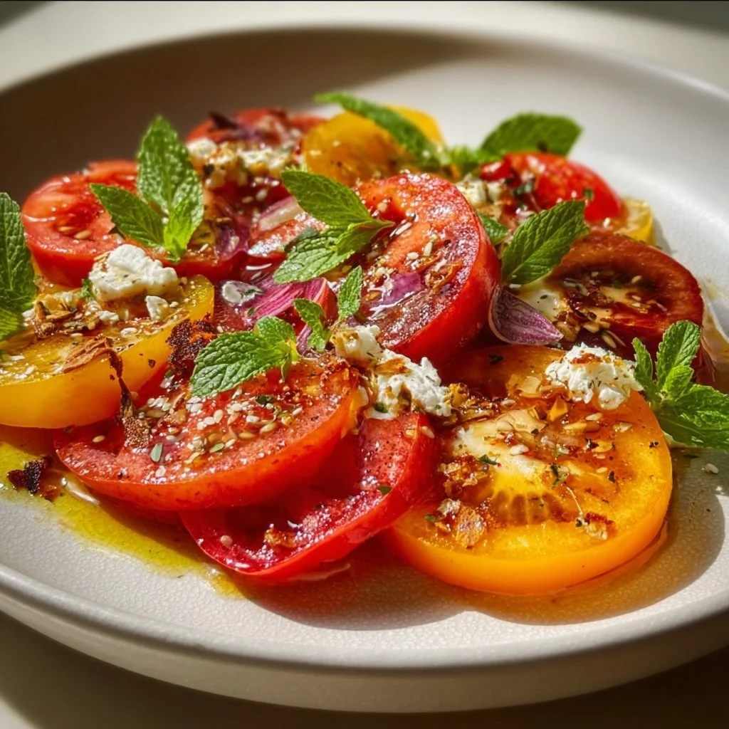 Vegetarian Heirloom Tomato Salad