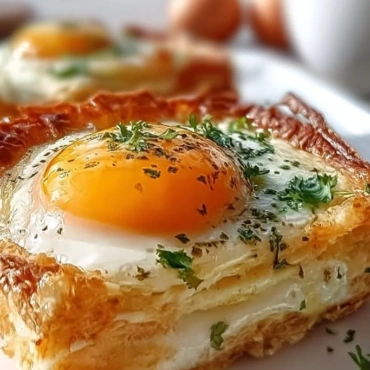 baked egg napoleon