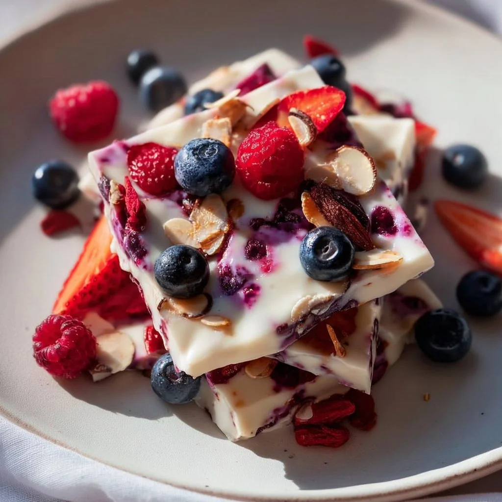 Berry Bliss Yogurt Bark: A Refreshing Healthy Treat!
