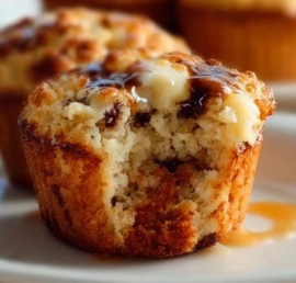 Deliciously healthy blender cottage cheese muffins fresh out of the oven.