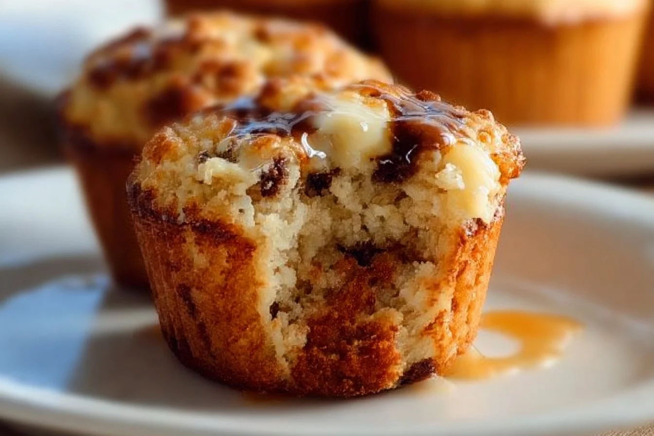 Deliciously healthy blender cottage cheese muffins fresh out of the oven.