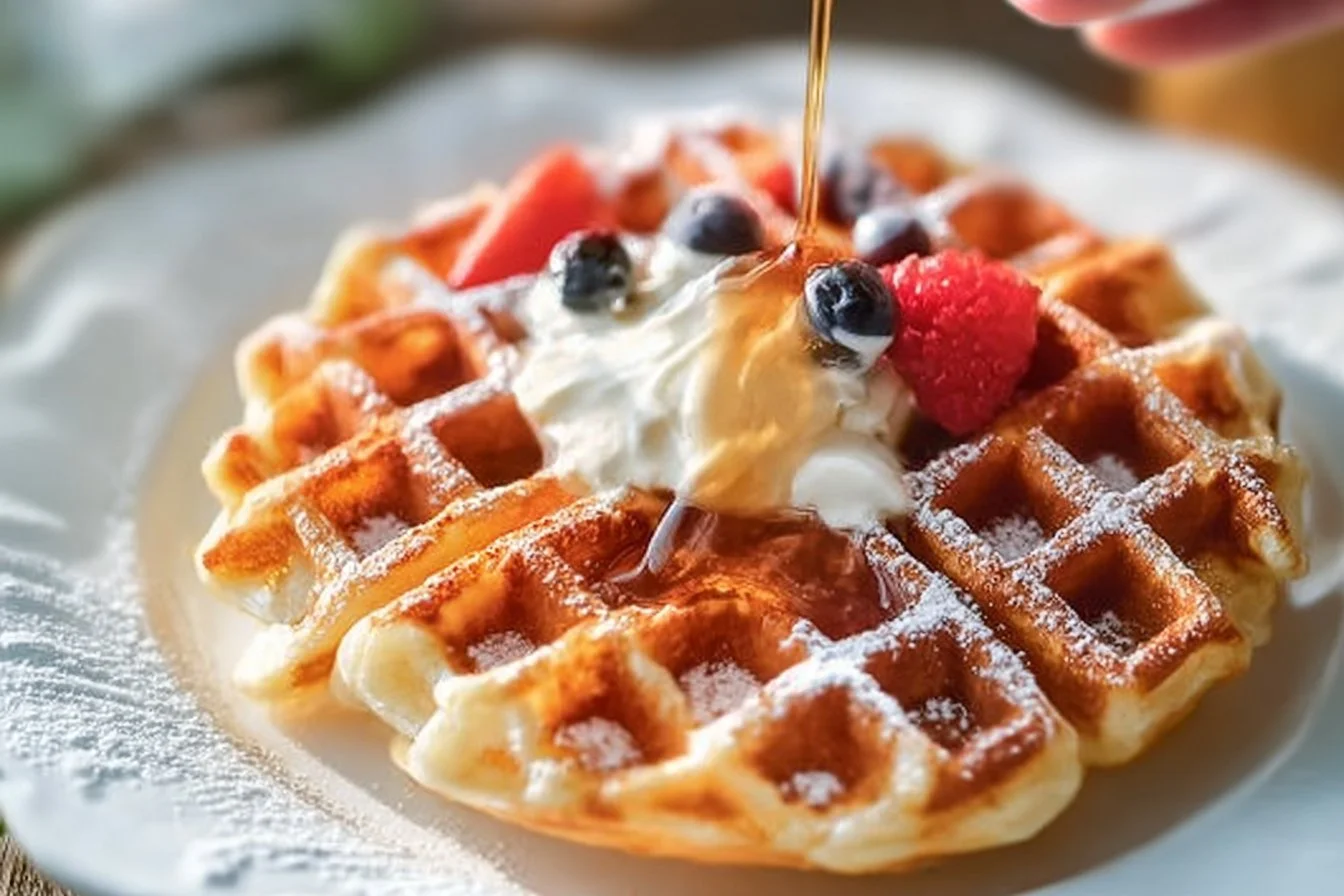 Greek Yogurt Waffles