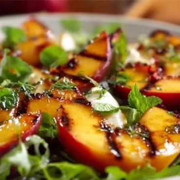 grilled peach salad with honey vinaigrette 2026 06 28 171339