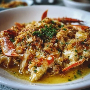 Garlic Butter Crab Meat featured
