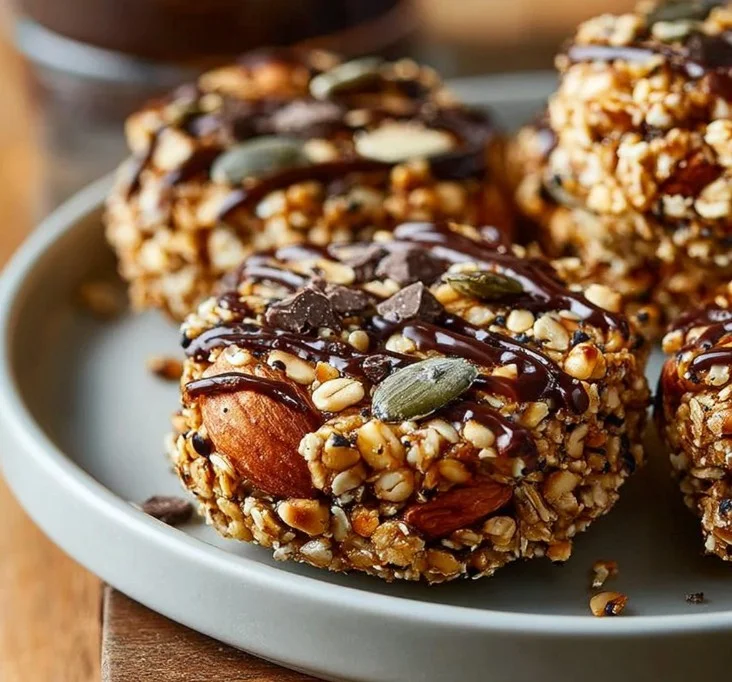 Deliciously crunchy Nut & Seed Rounds for healthy snacking