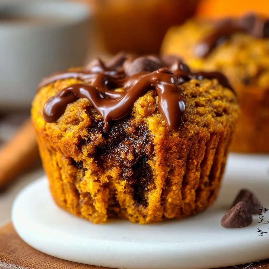 Healthy protein pumpkin muffins baked with nutritious ingredients, perfect for snacking.