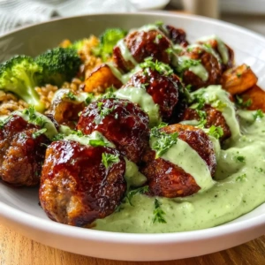 Barbecue Meatball Bowls with Avocado Goddess Sauce 4 barbecue meatball bowls with avocado goddess sauce 2026 08 23 034859 1