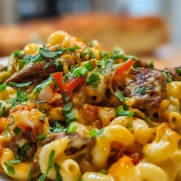 High-Protein Philly Cheesesteak Mac 4 high protein philly cheesesteak mac 2026 08 23 034900 1