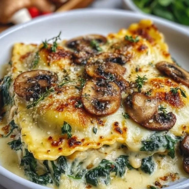 Mushroom Ravioli Casserole with Spinach 4 mushroom ravioli casserole with spinach 2026 08 17 013608 1