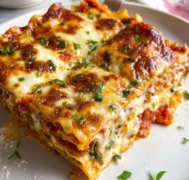 Delicious easy vegetable lasagna with layers of vegetables and cheese