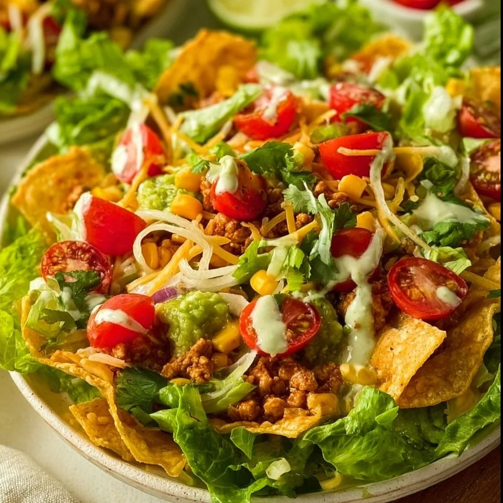 Ground Chicken Cilantro Lime Taco Salad Bowl 2 Ground Chicken Cilantro Lime Taco Salad Bowl