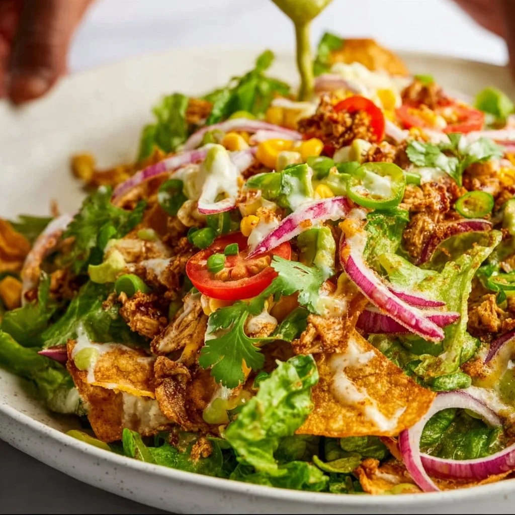 Ground Chicken Cilantro Lime Taco Salad Bowl 3 Ground Chicken Cilantro Lime Taco Salad Bowl