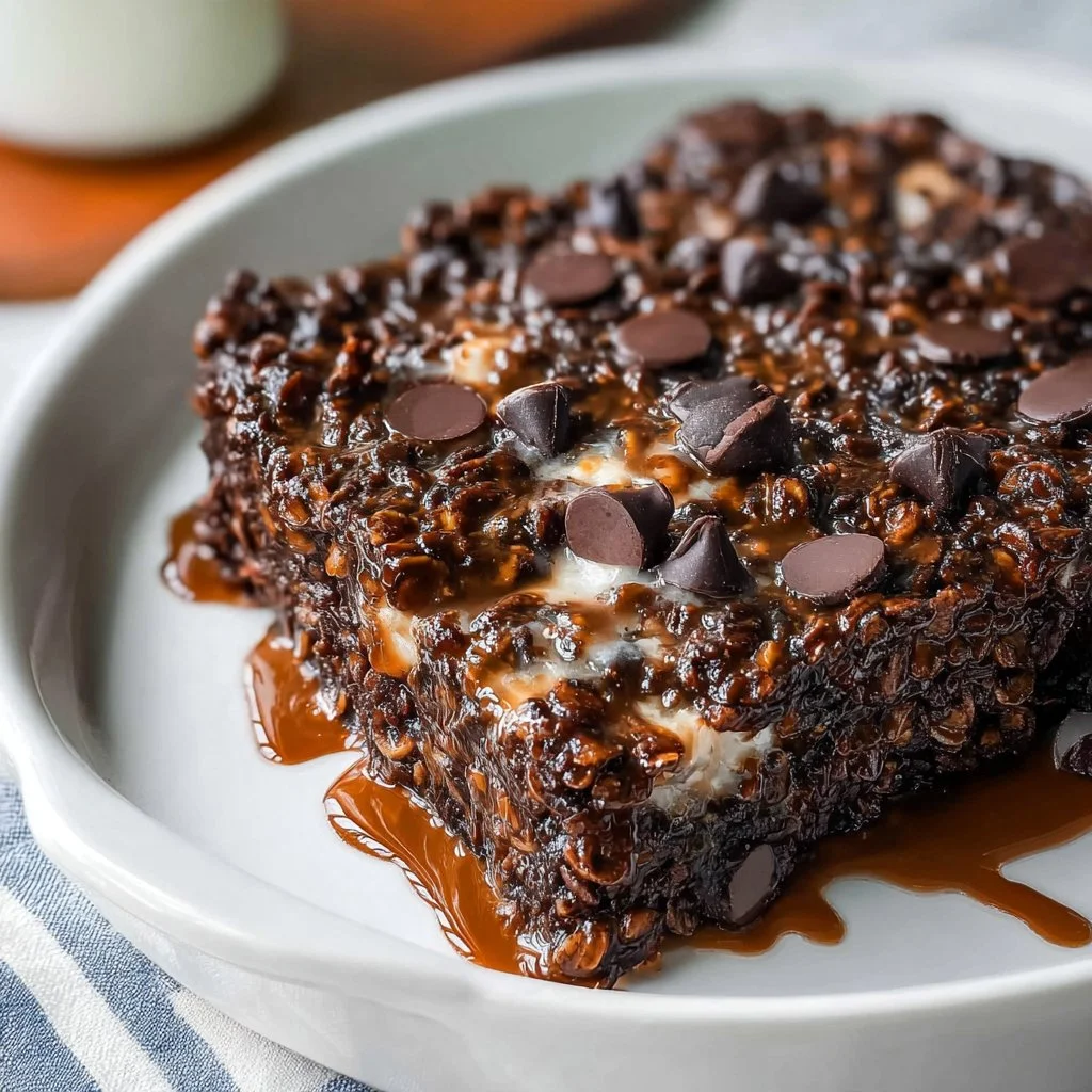 Healthy Brownie Baked Oatmeal