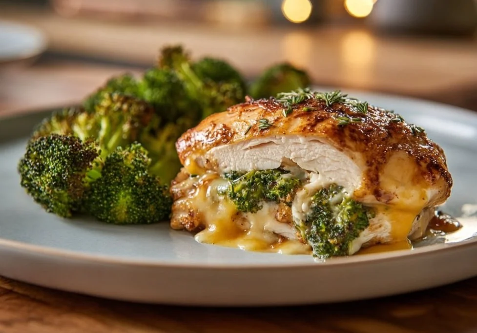 High Protein Stuffed Chicken Breast With Broccoli and Cheese Recipe 1 High Protein Stuffed Chicken Breast With Broccoli and Cheese Recipe