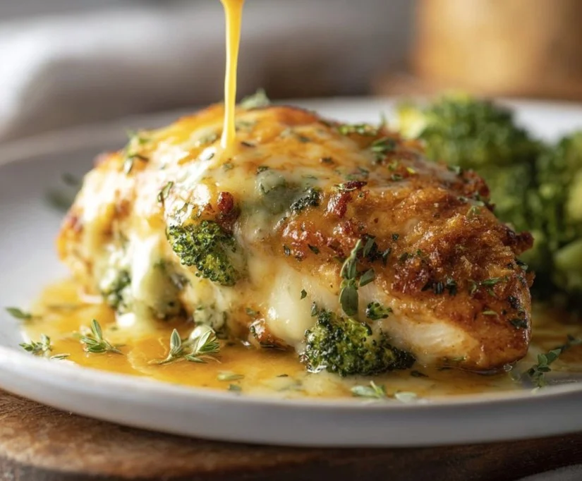 High Protein Stuffed Chicken Breast With Broccoli and Cheese Recipe 2 High Protein Stuffed Chicken Breast With Broccoli and Cheese Recipe