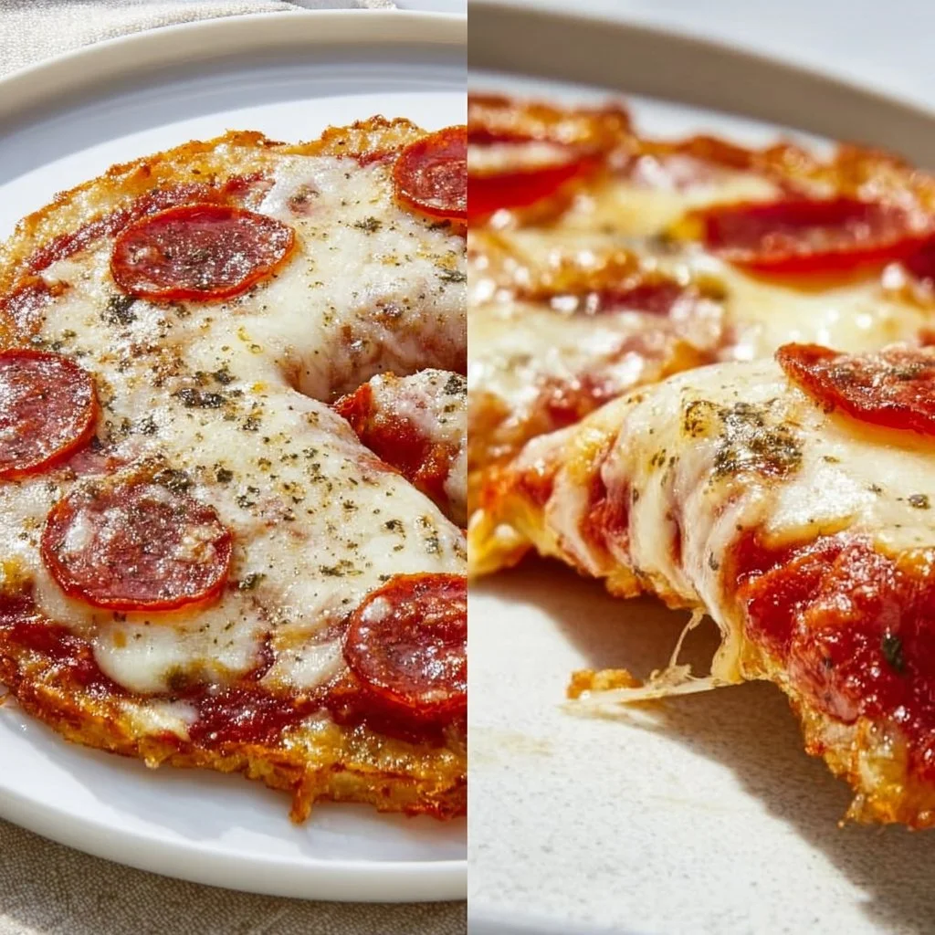 Quick & Easy Air Fried Pepperoni Pizza